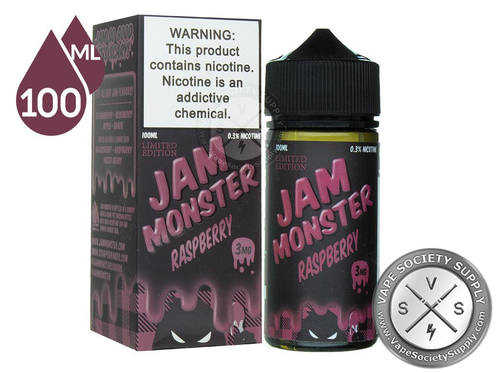 Jam Monster Eliquid Raspberry100ml