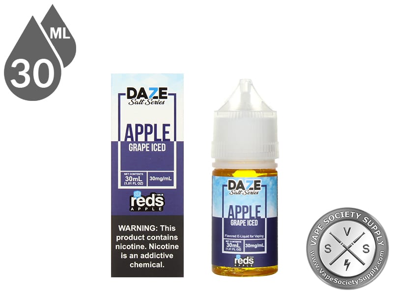 Reds Apple Salt Series Iced 30ml Grape Iced E Liquids