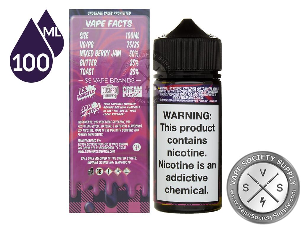 Mixed Berry by Jam Monster Eliquid 100ml