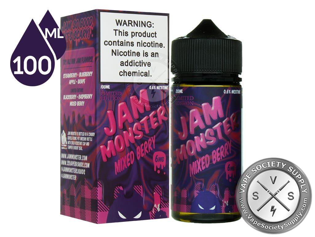 Mixed Berry by Jam Monster Eliquid 100ml