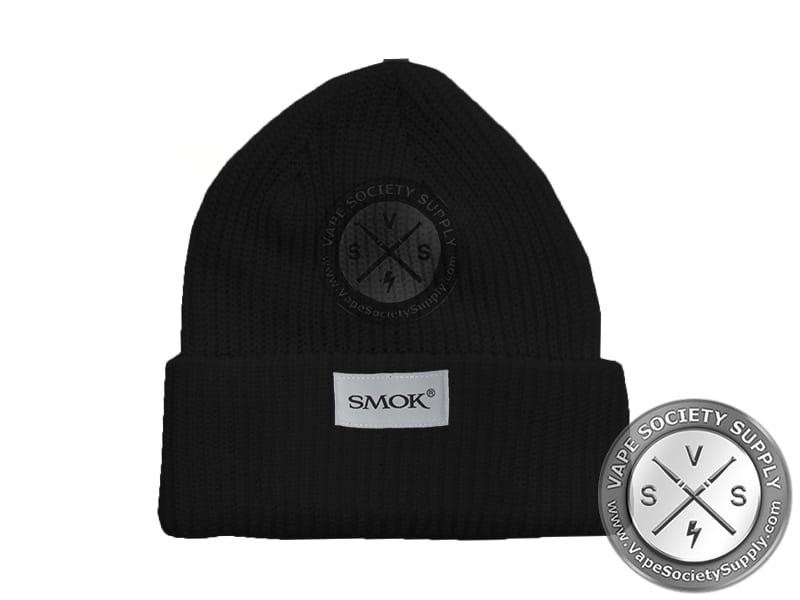 SMOK Logo Solid Beanie - Black