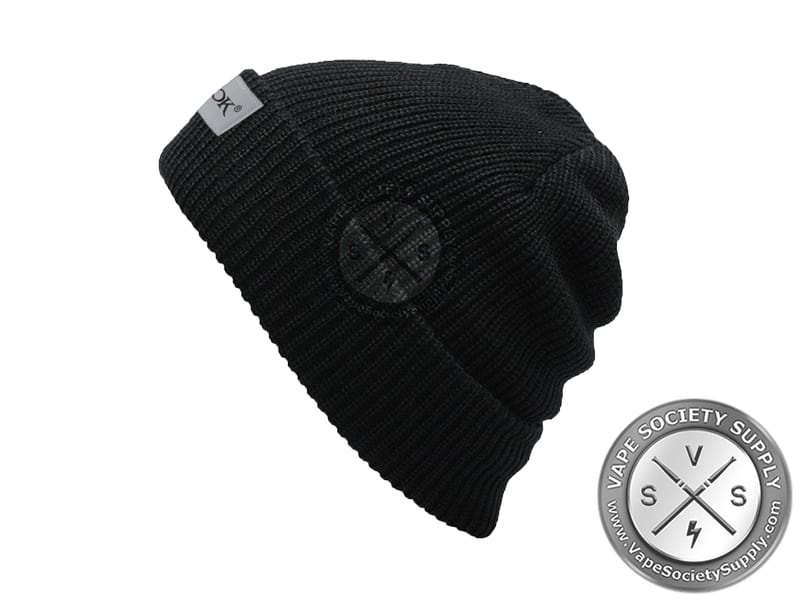 SMOK Logo Solid Beanie - Black