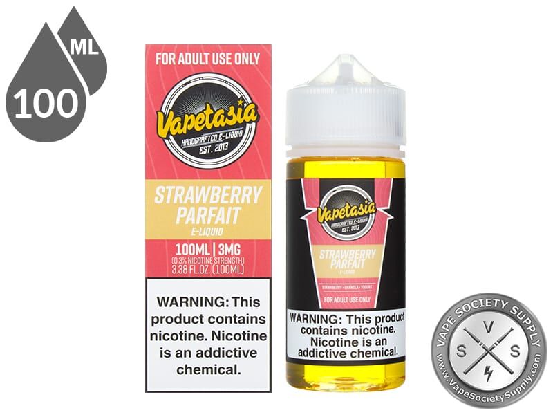 Vapetasia 100ml Strawberry Parfait E Juice