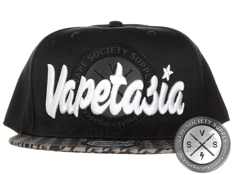 Vapetasia Snapback Cap - White Logo