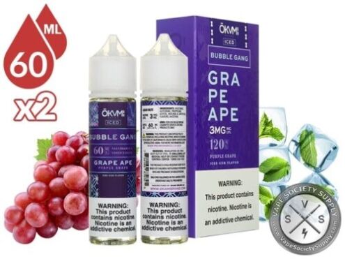 Grape Ape Bubble Gum – Bubble Gang 120ml (2x60ml)