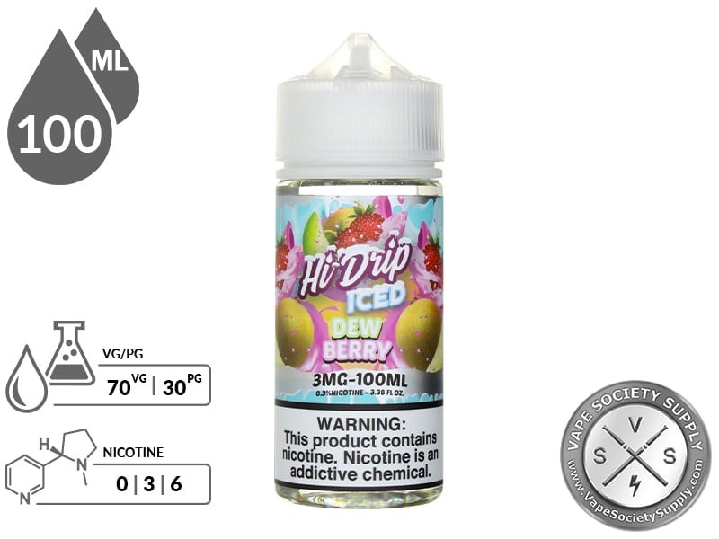 Hi Drip Iced 100ml Dew Berry Iced EJuice