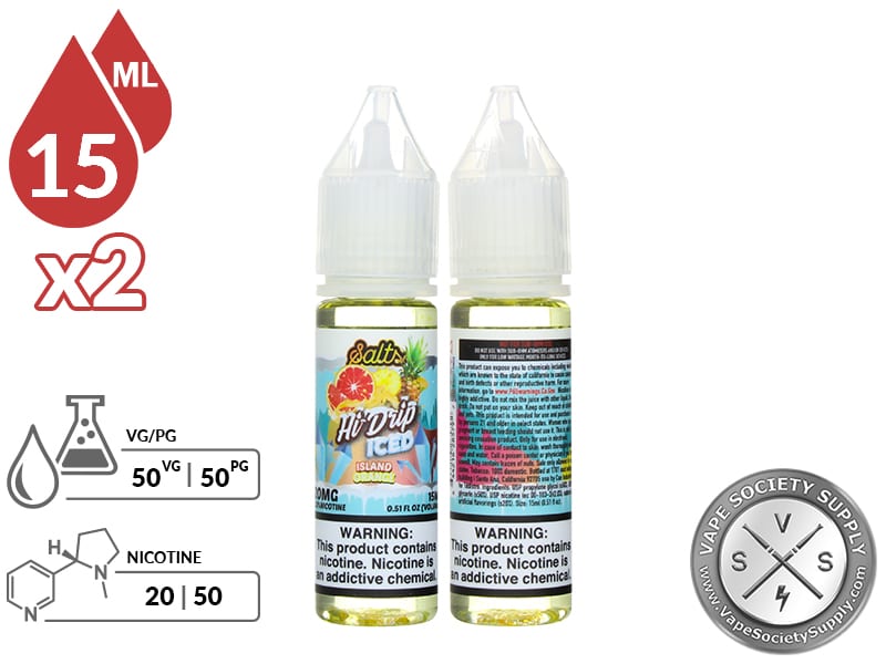 Hi Drip Iced Salts 30ml Island Orange Vape Juice