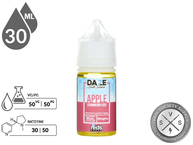 Reds Apple Salt Series Iced 30ml Strawberry Iced Vape Juice