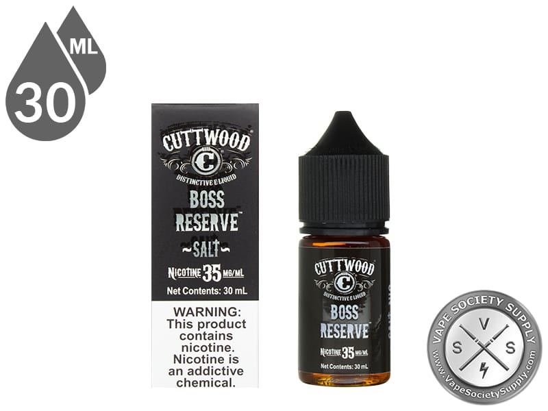 Cuttwood Salt 30ml Boss Reserve E Juice