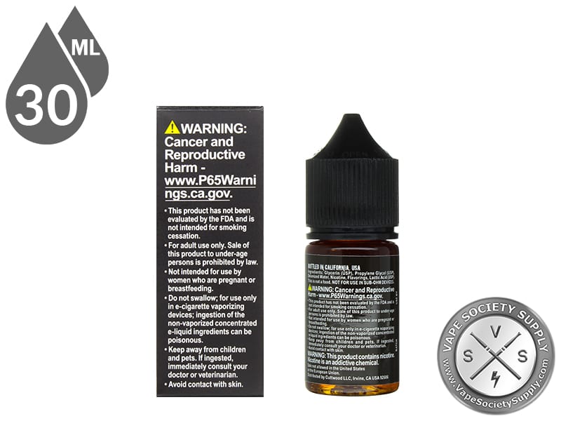 Cuttwood Salt 30ml Boss Reserve E Liquids