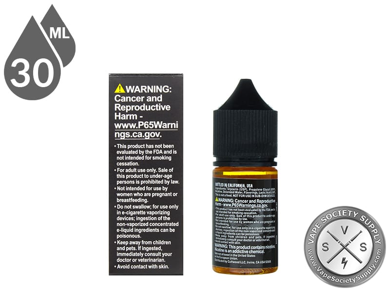 Cuttwood Salt 30ml Tobacco Trail EJuice