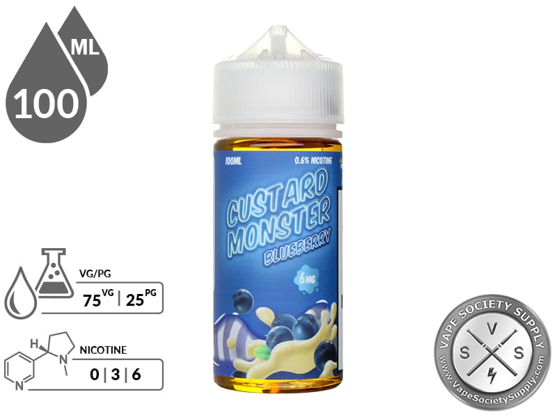 Custard Monster 100ml Blueberry Liquids