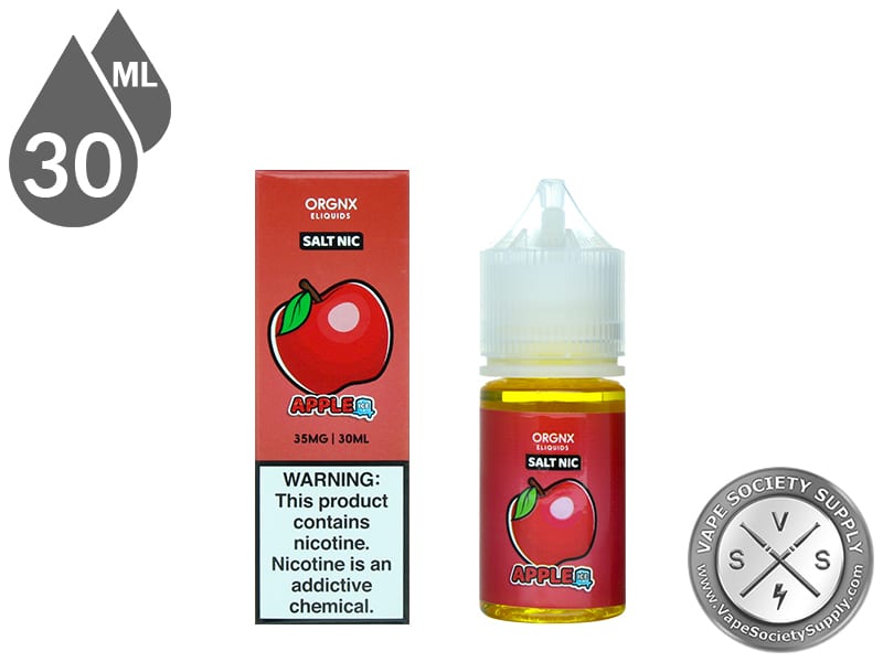 ORGNX Nic Salt 30ml Apple Ice E Liquids