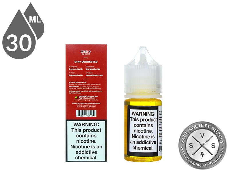 ORGNX Nic Salt 30ml Apple Ice E Juice
