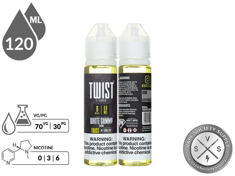 Twist 120ml White No 1 E Juice