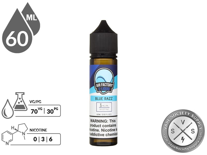 Air Factory 60ml Blue Razz EJuice