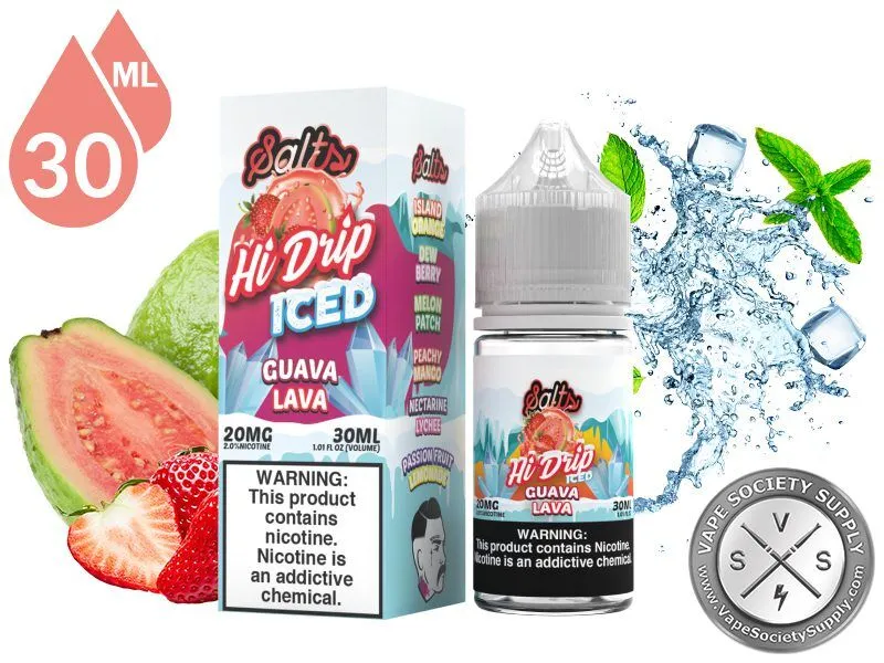 Guava Lava Iced HI DRIP SALT
