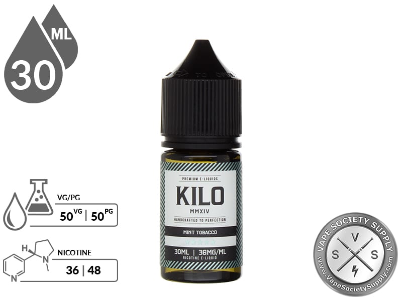 Kilo Salt 30ml Mint Tobacco E Liquid