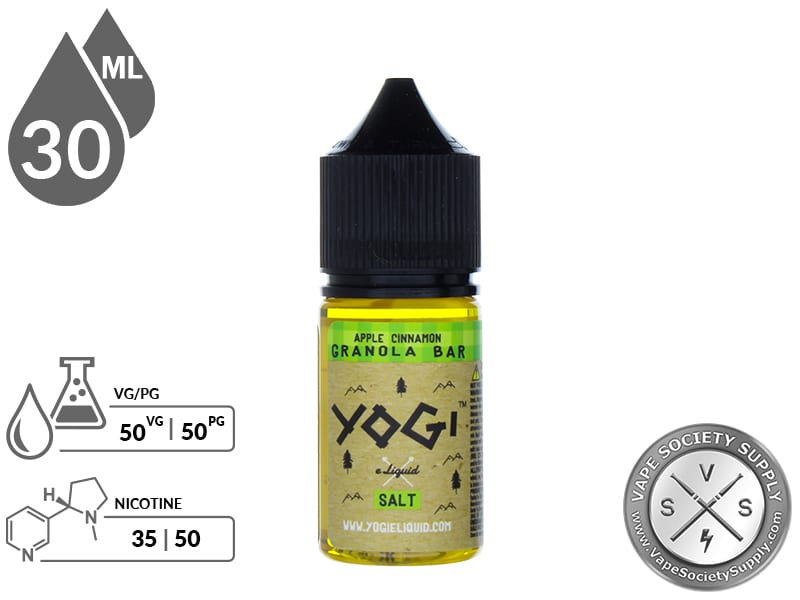 Yogi Salt 30ml Apple Cinnamon E Liquid