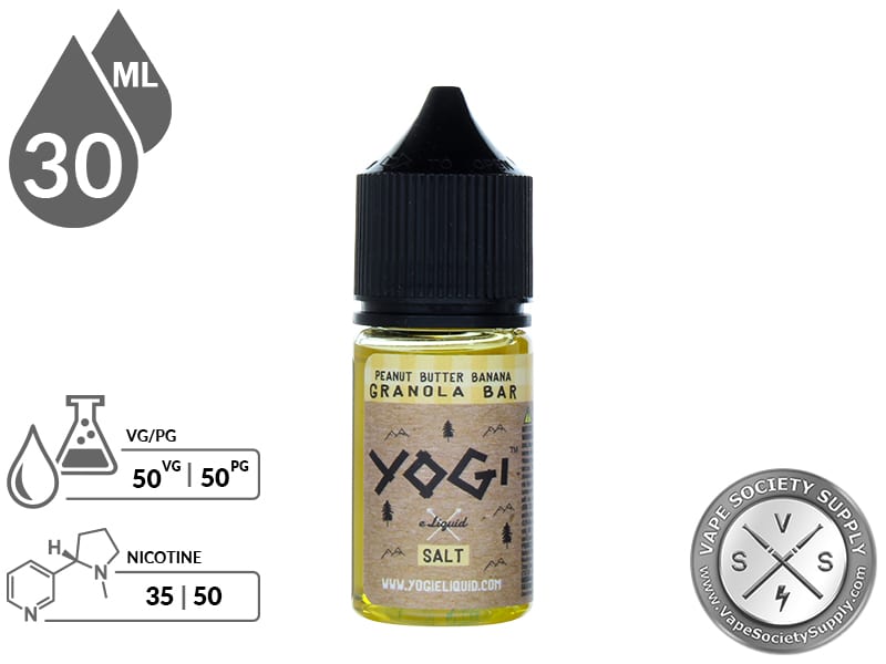 Yogi Salt 30ml Peanut Butter Banana E Liquid