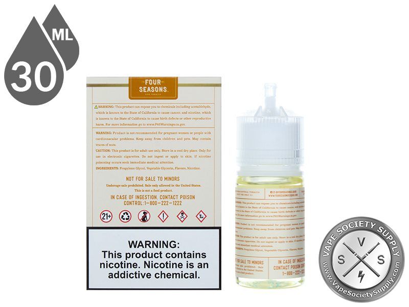 Four Seasons SALT 30ml Ry4 Tobacco E Liquid