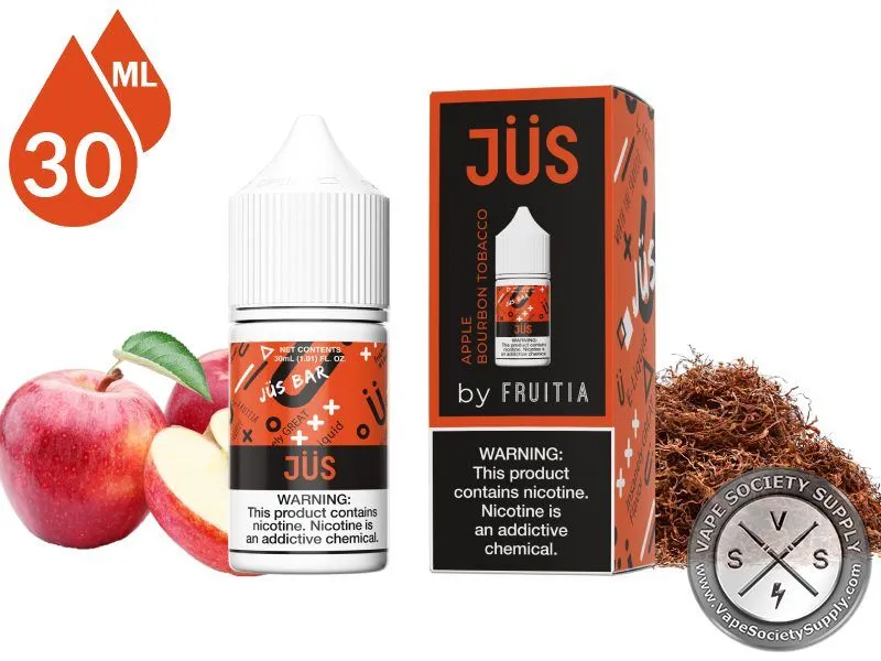 Apple Bourbon Tobacco JÜS FRUITIA SALT