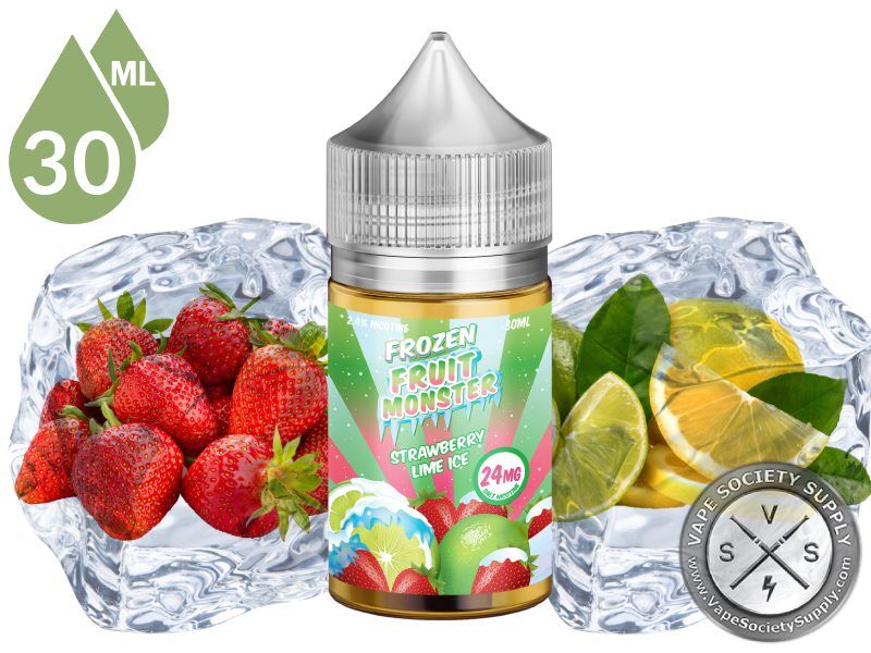 Strawberry Lime ICE FROZEN FRUIT MONSTER SYN SALT