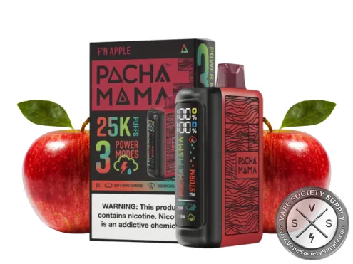 PACHA MAMA DISPOSABLE _ 25000 PUFF F'n Apple