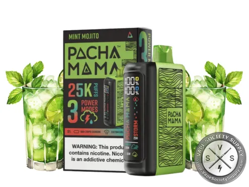 PACHA MAMA DISPOSABLE _ 25000 PUFF Mint Mojito