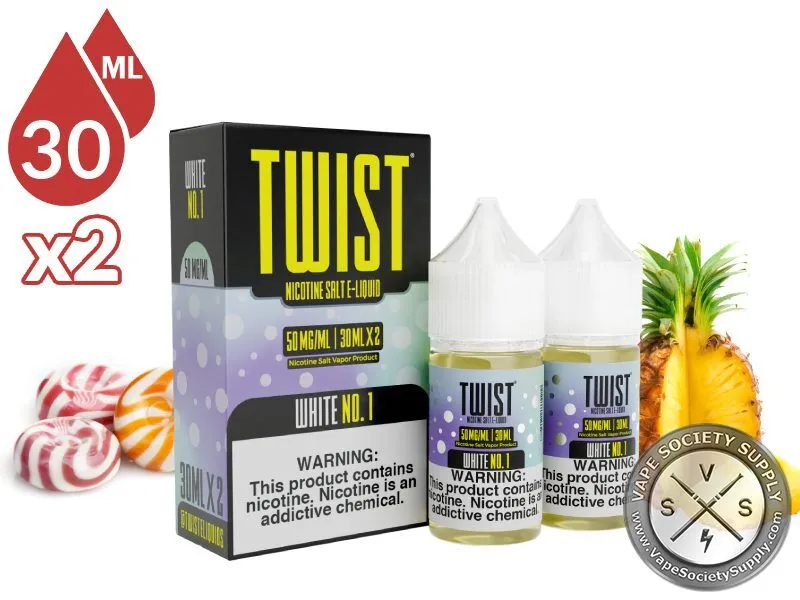 White No 1 TWIST SALT E-LIQUID