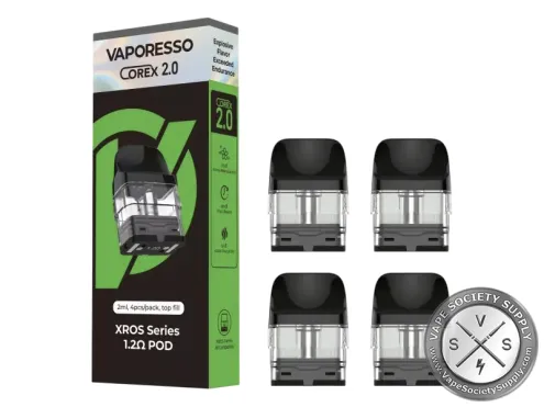 VAPORESSO XROS Refillable Replacement Pods (Pack of 4)