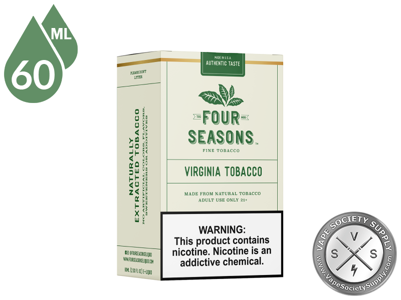 Virginia Tobacco By Four Seasons E-Liquid-2
