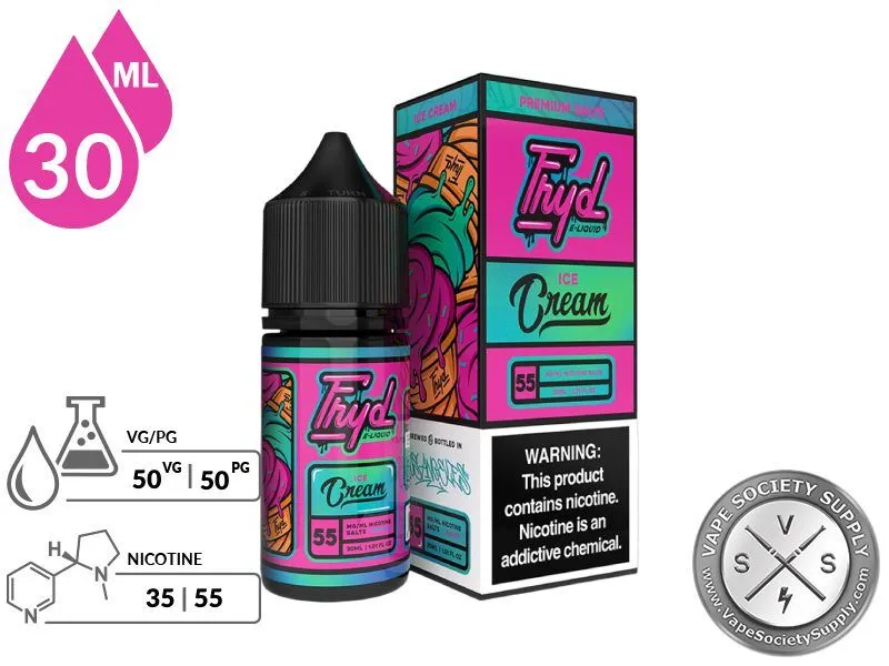 Ice Cream FRYD SALTS info