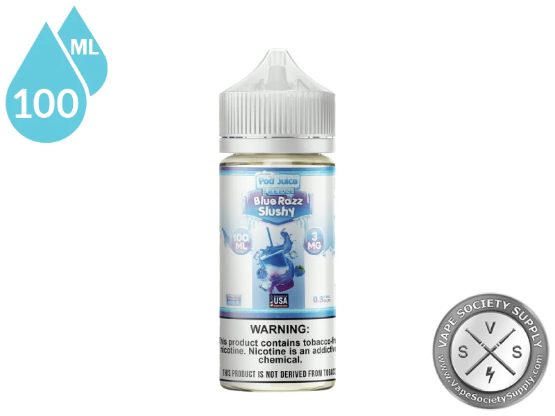 Blue Razz Slushy Freeze POD JUICE
