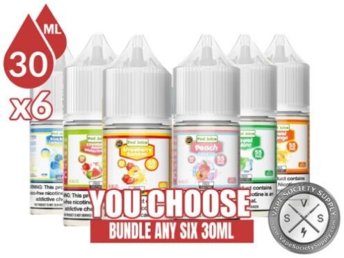 POD JUICE SALT Bundle 6 30ml (180ml)