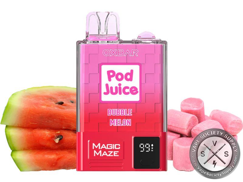 Pod Juice x OXBAR Magic Maze Disposable 10000 Puffs Bubble Melon