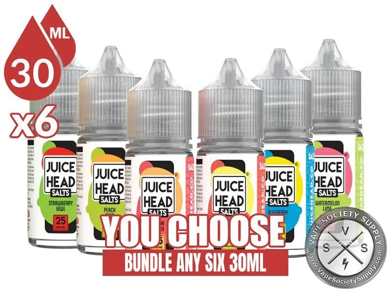 Juice Head Salts Bundle 6x30ml (180ml)