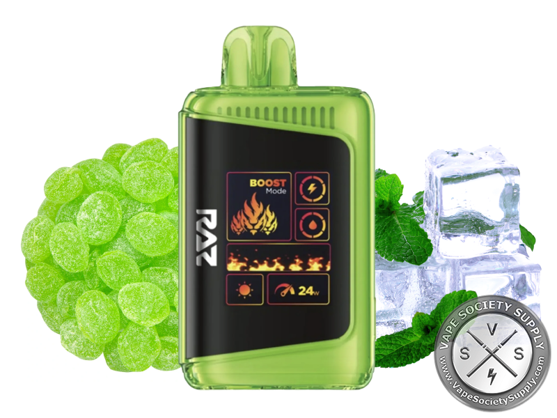 RAZ DC25000 Disposable Vape _ 25k Puffs Sour Apple Ice