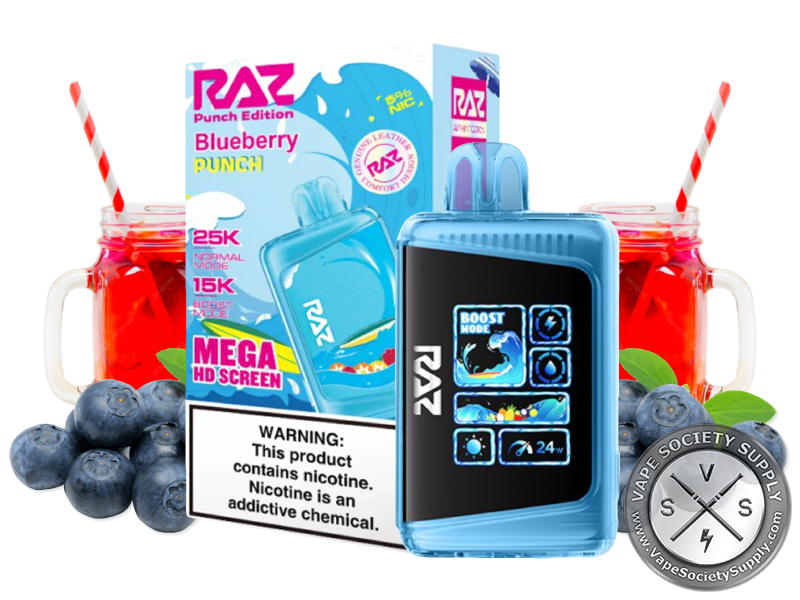 RAZ LTX Disposable Vape _ 25k Puffs Blueberry Punch