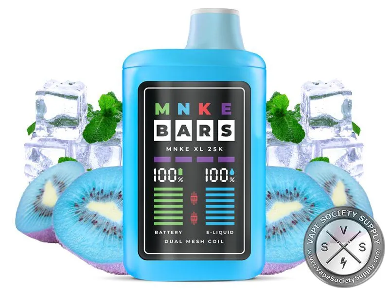 monkey bar vapes MNKE BARS XL 25k Puffs ⋆ Disposable Vape E-liquid flavor:Sour Straw Kiwi Shipping_Parcel How to Open A
