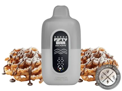 Fifty Bar Disposable Vape _ 20K Puffs Cinnamon funnel cake