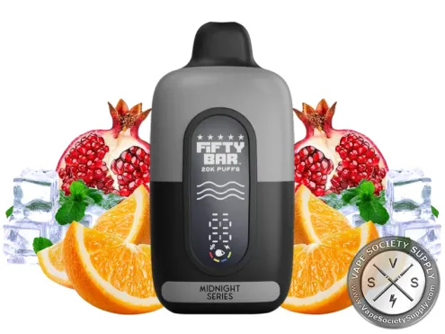 Fifty Bar Disposable Vape _ 20K Puffs Frozen Orange Pom