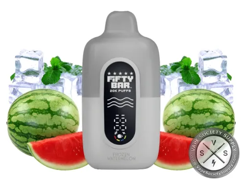 Fifty Bar Disposable Vape _ 20K Puffs Frozen Watermelon