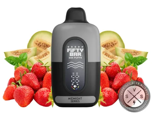 Fifty Bar Disposable Vape _ 20K Puffs Sour Strawberry Melon