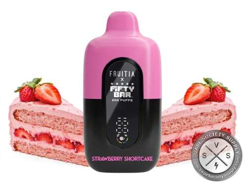 Fifty Bar Disposable Vape _ 20K Puffs Strawberry shortcake