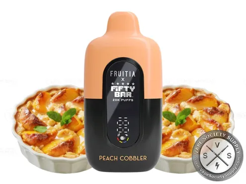 Fifty Bar Disposable Vape _ 20K Puffs peach cobbler