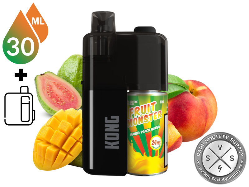 Kong by Zilla x Fruit Monster Salt 30ml – 50K Puff Disposable Mango Peach Guava