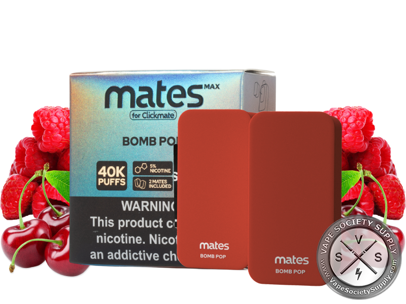 7 Daze Clickmate MAX Mates _ 40K Puffs Bomb Pop