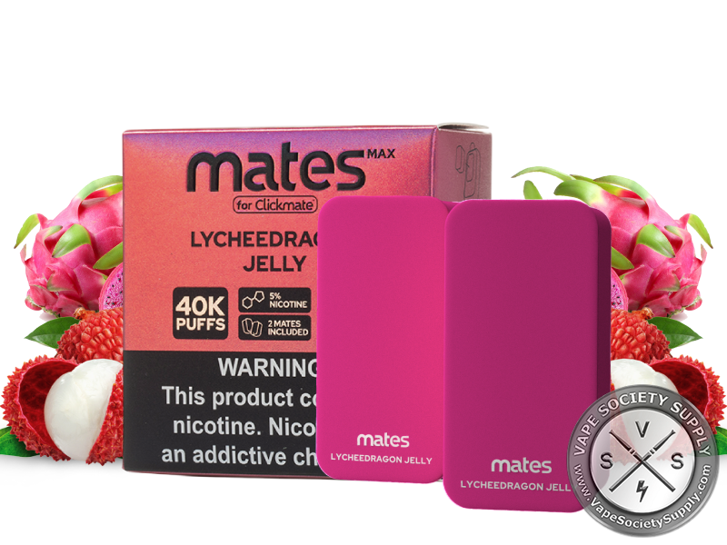 7 Daze Clickmate MAX Mates _ 40K Puffs Lycheedragon Jelly
