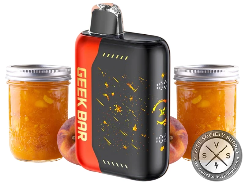 Geek Bar Pulse X Disposable Vape _ 25K Puffs Peach jam-1